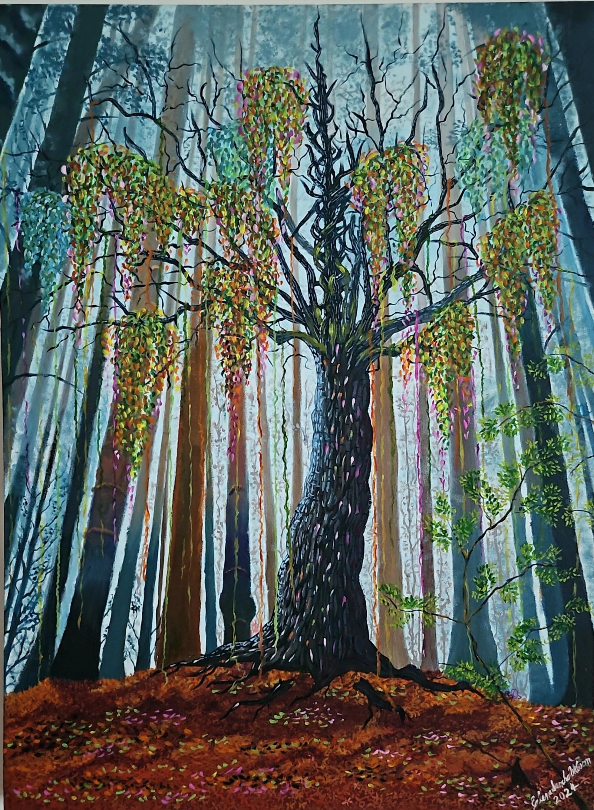 Homenaje a mi padre  

Author: Elena Sancho  

Technique: Oil on Canvas  

Size: 60x80 cm  

Price: $750 