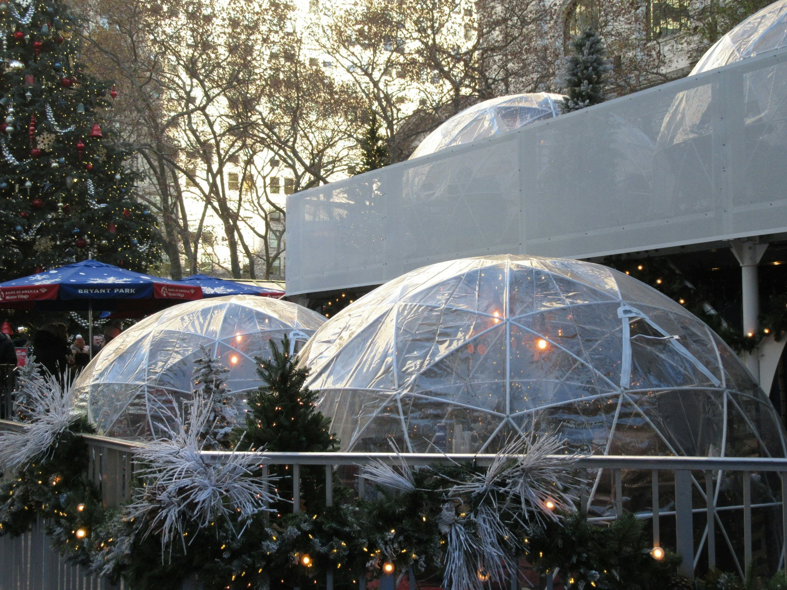 Lakeside Igloo Dining