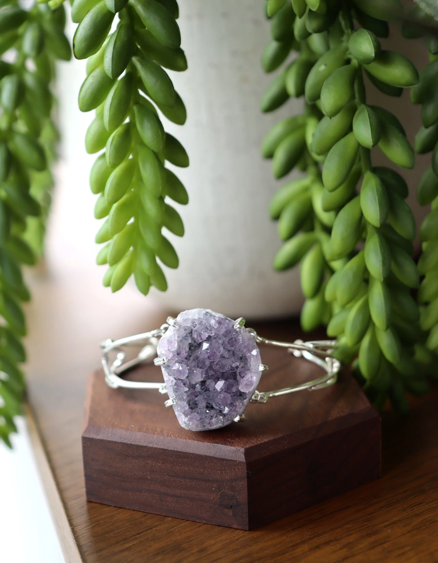 Amethyst Darling Bracelet in Silver