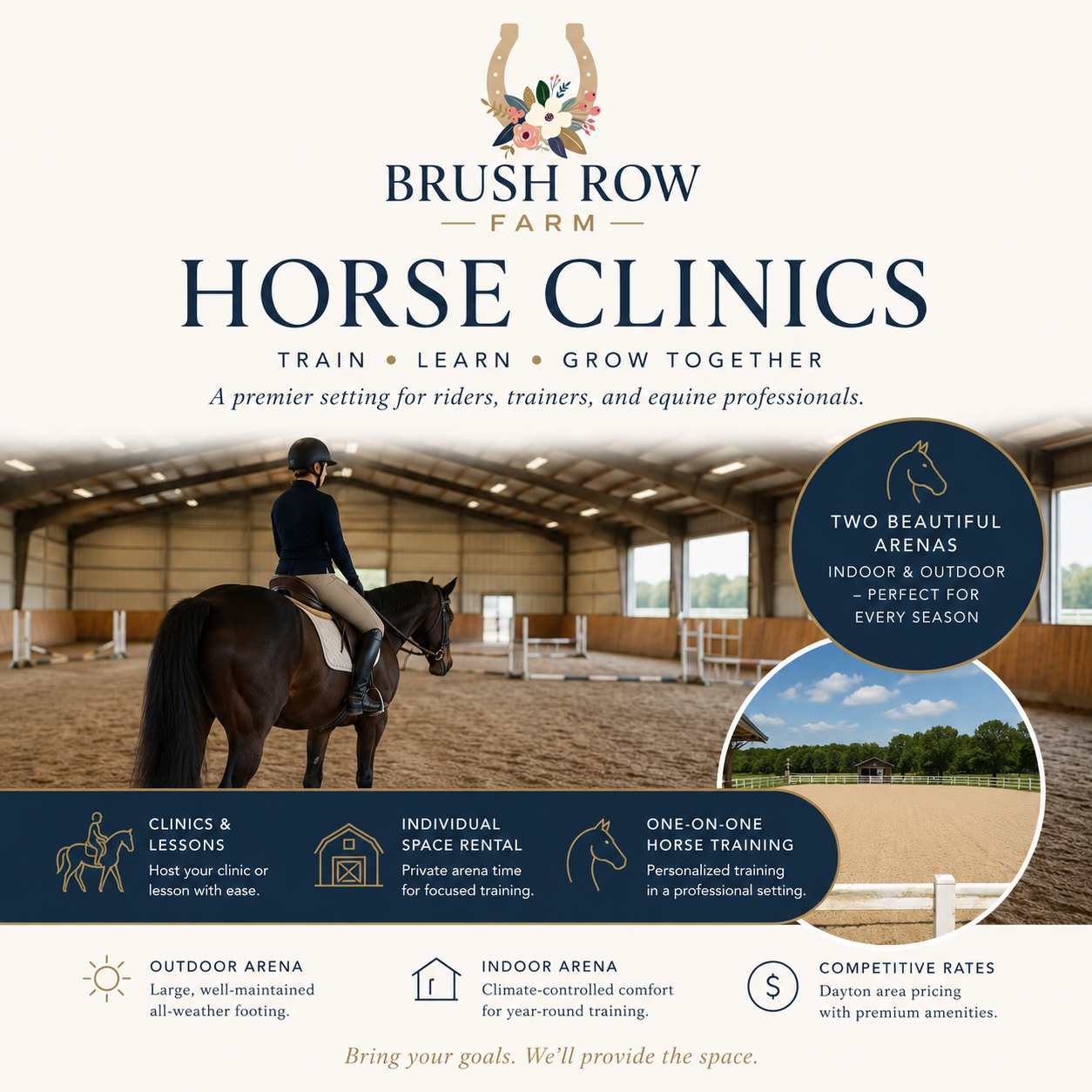 Horse Clinic Services at Brush Row Farm