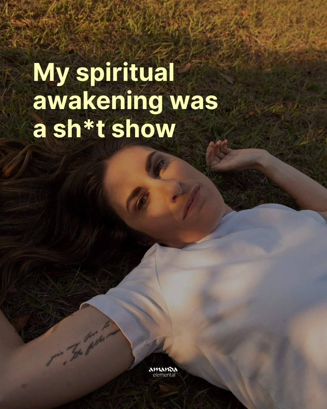 My awakening journey wasn&rsquo;t peaceful or beautiful.

It was a total sh+t show that was confusing, destabilizing, and lonely.

For the most part I thought I was losing my mind. 

And one of the only things that helped me was meeting people who ha