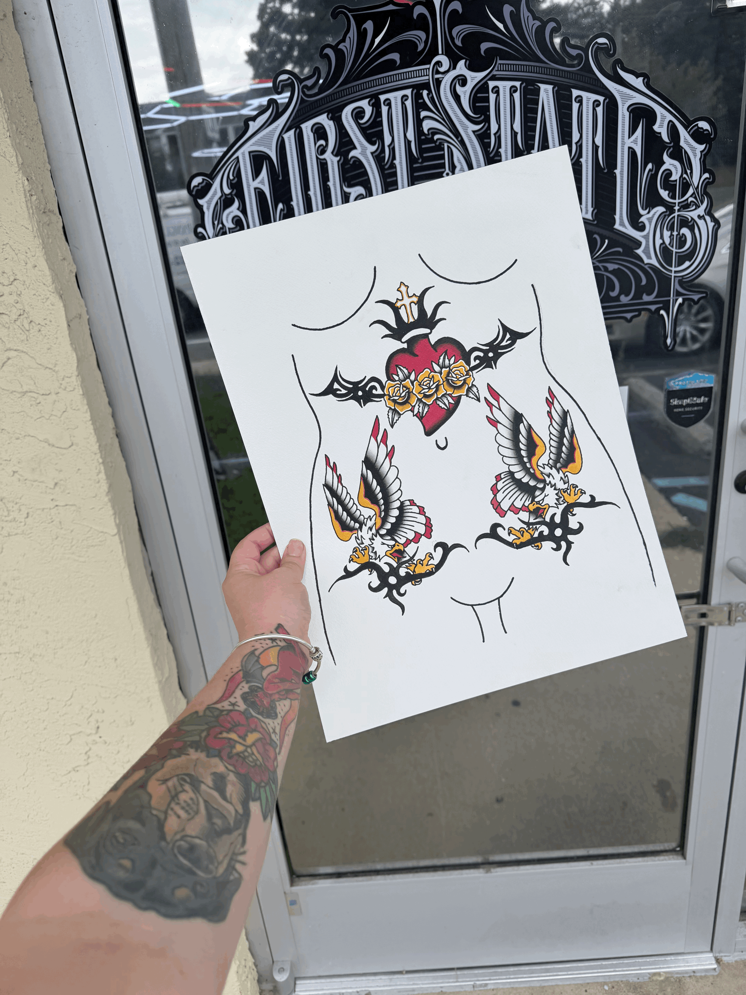 Tribal x Traditional Bodysuit Flash Sheet
