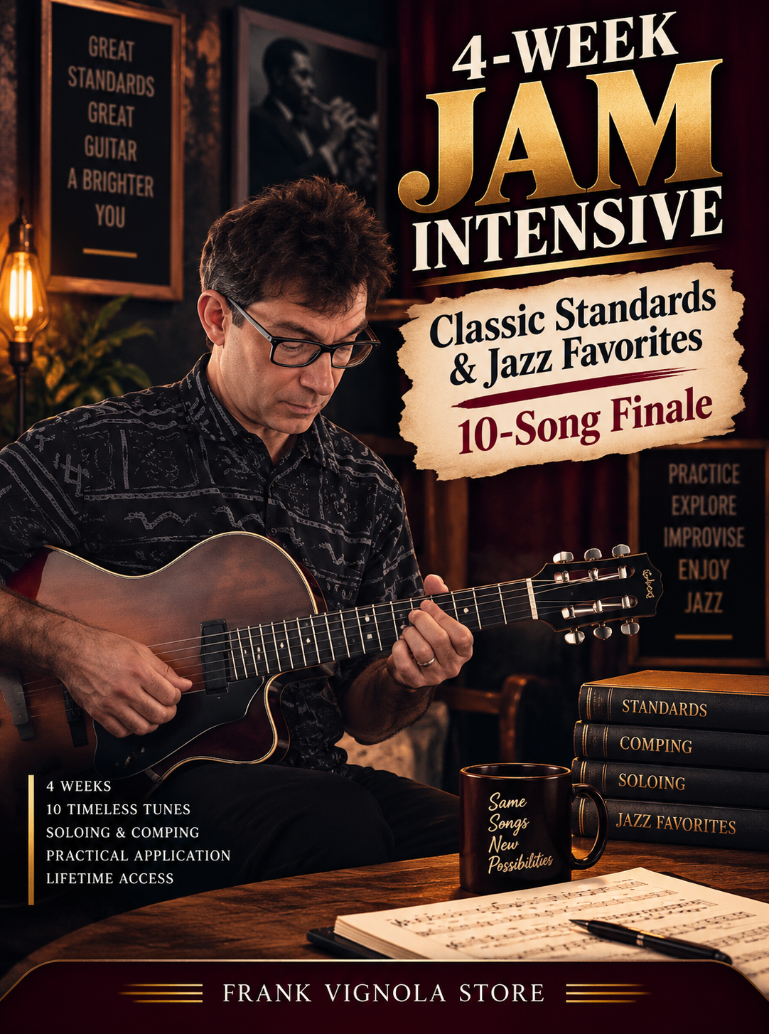4-Week Jam Intensive: Classic Standards & Jazz Favorites | 10-Song Finale
