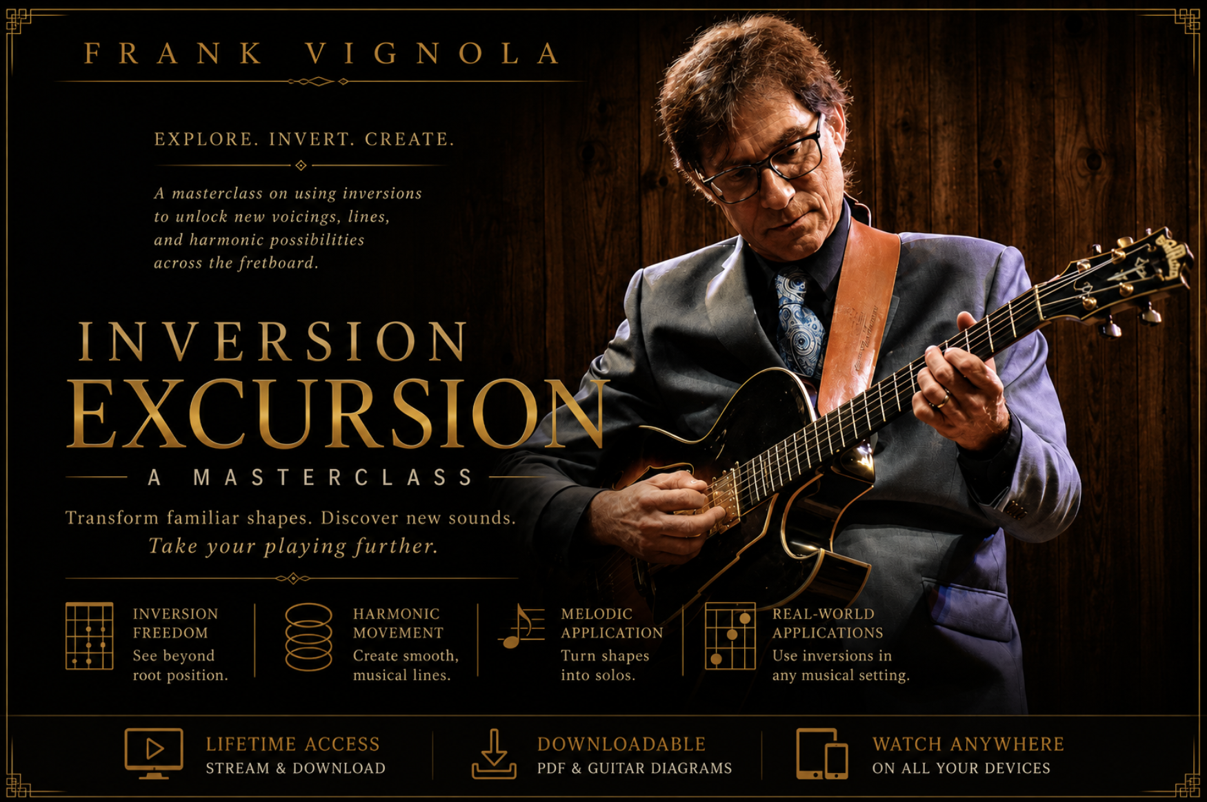 Inversion Excursion Masterclass - July 10, 17, 24, 31 - (comes with Frank's Book of Inversions) @12pm EST