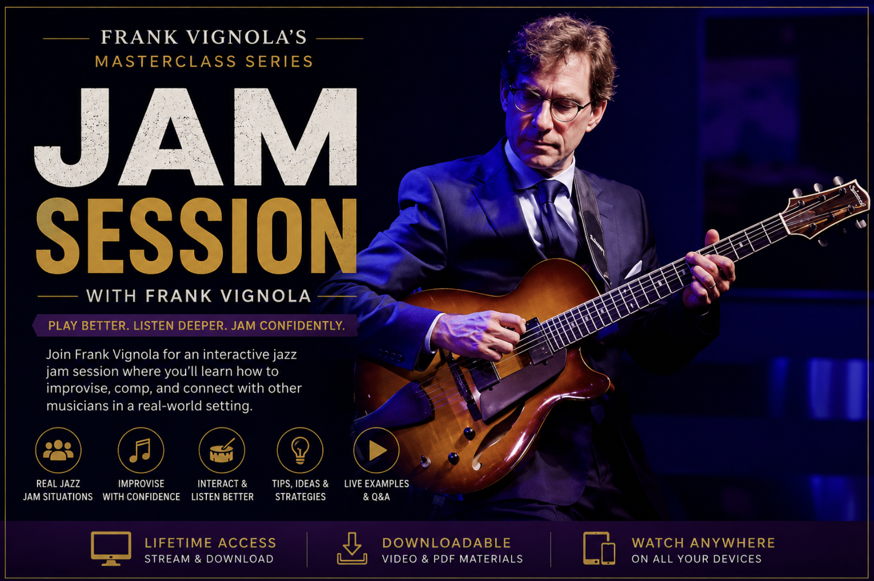 Frank Vignola’s Jam Session July 14 @12pm EST