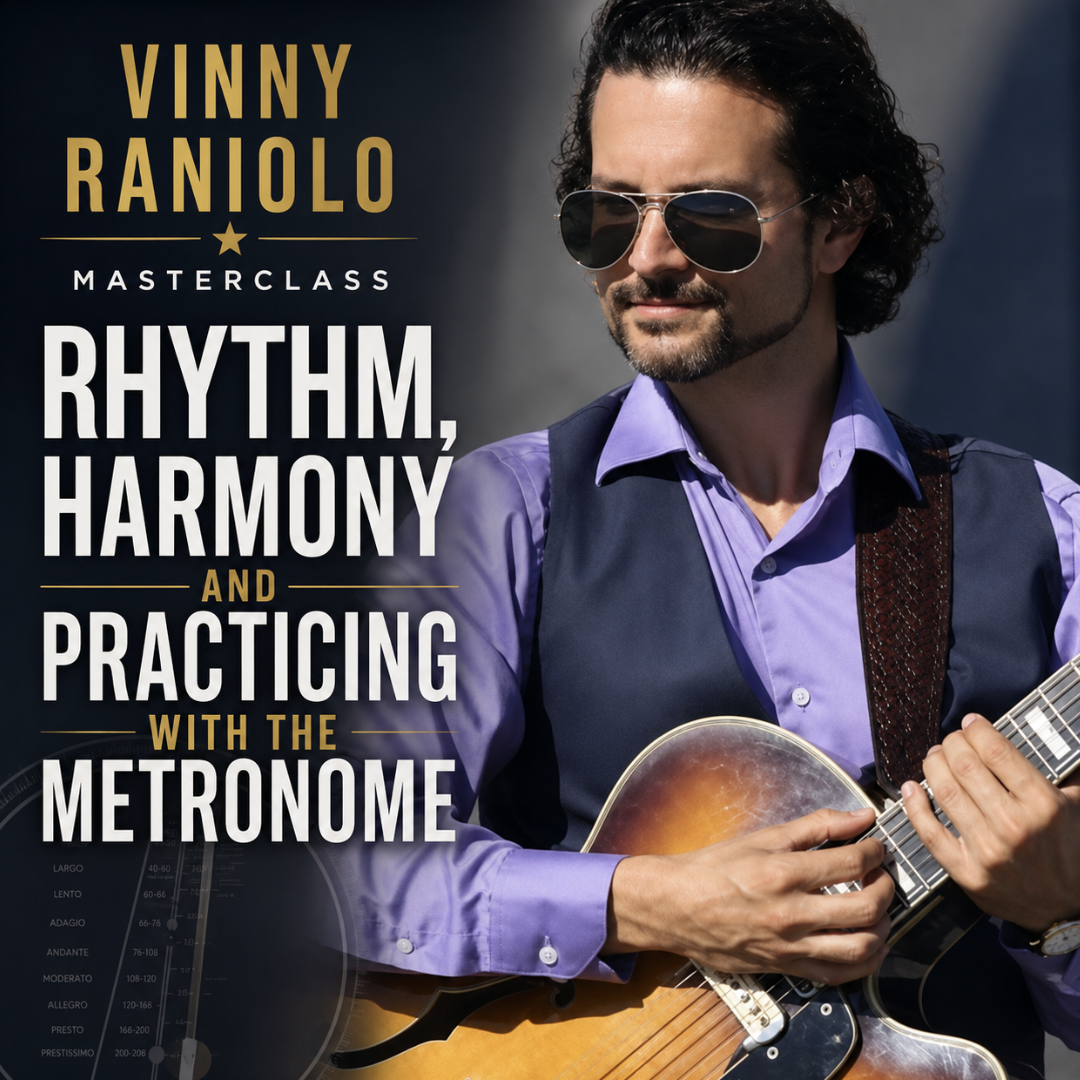 Vinny Raniolo's Rhythm, Harmony & Practicing with the Metronome Masterclass (Copy)