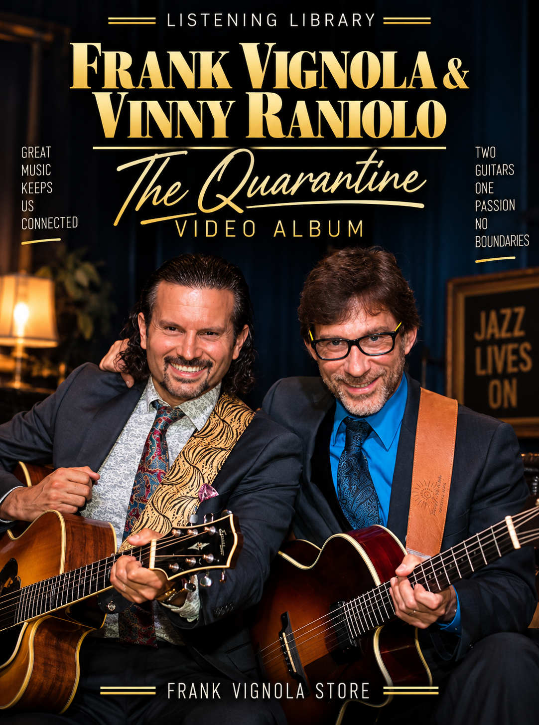 Listening Library: Frank Vignola & Vinny Raniolo — The Quarantine Video Album