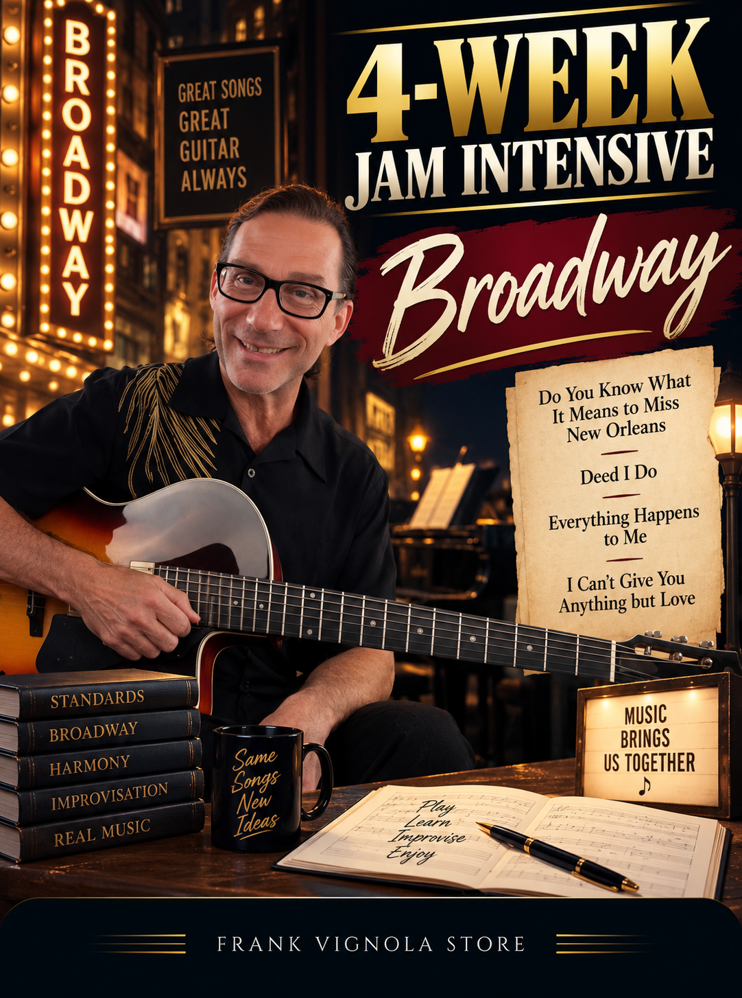 4-Week Jam Intensive: Broadway, Do You Know What It Means to Miss New Orleans, ’Deed I Do & More