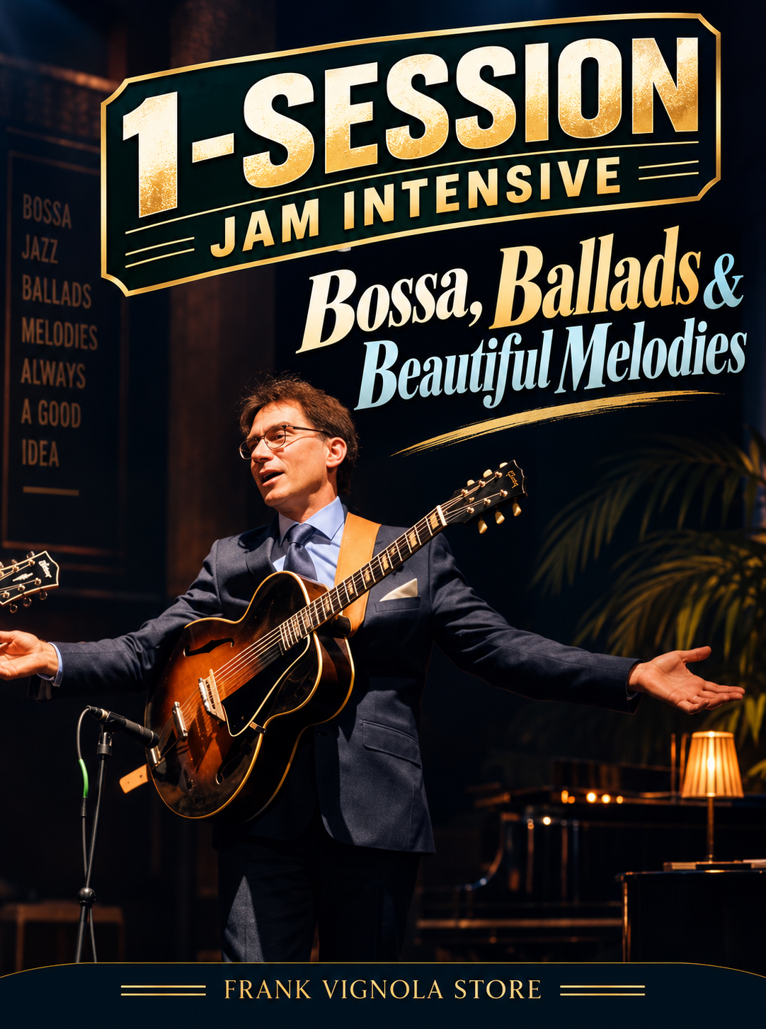 1-Session Jam Intensive: Bossa, Ballads & Beautiful Melodies