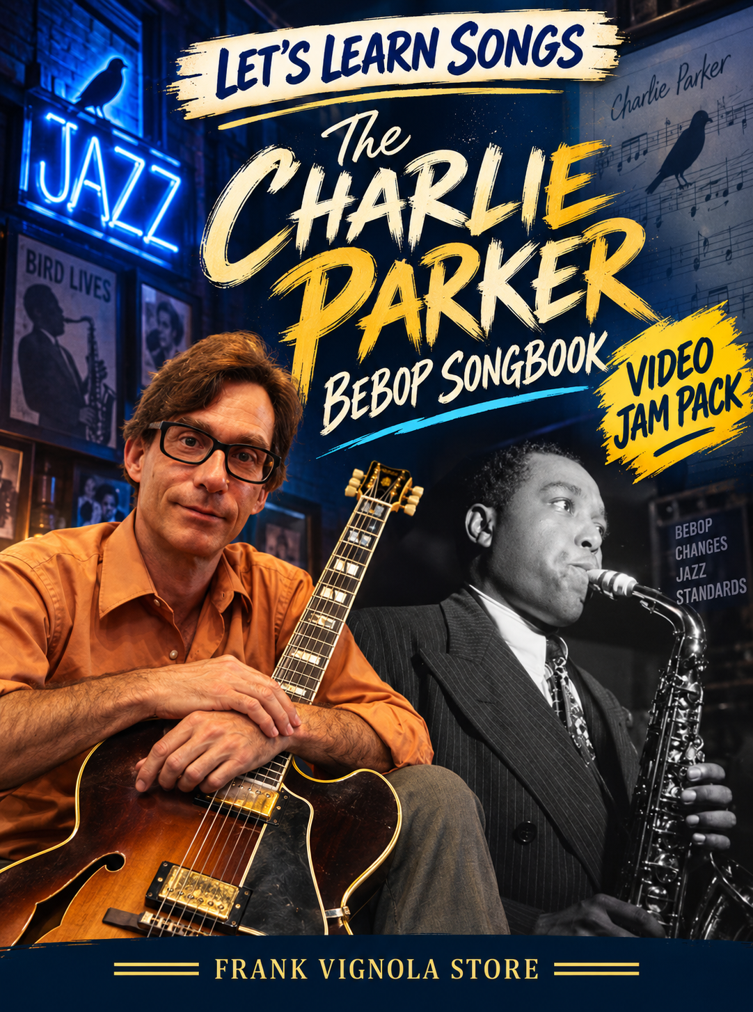 Let's Learn Songs — The Charlie Parker Bebop Songbook: Video Jam Pack