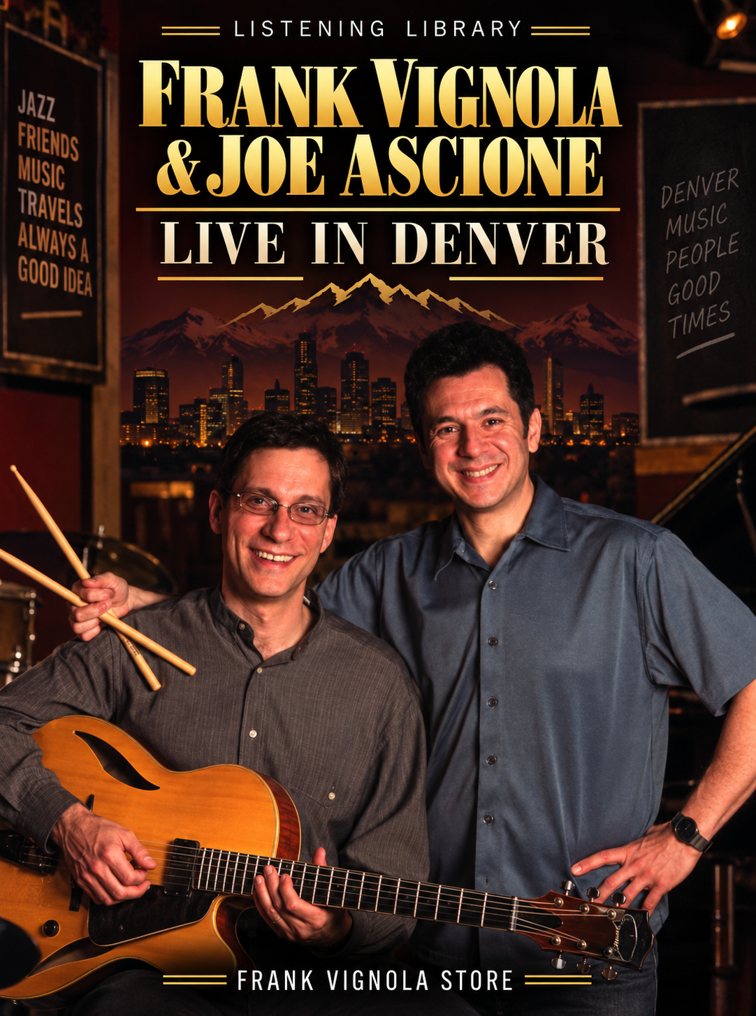 Listening Library: Frank Vignola & Joe Ascione — Live in Denver