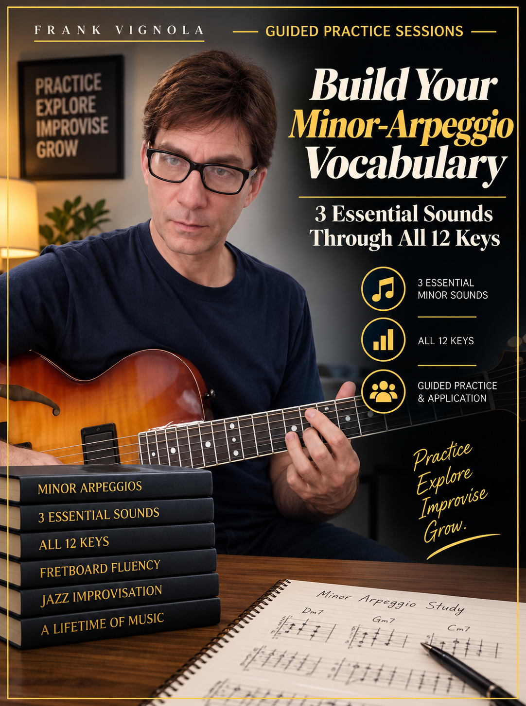 Guided Practice Sessions: Build Your Minor-Arpeggio Vocabulary | 3 Essential Sounds Through All 12 Keys