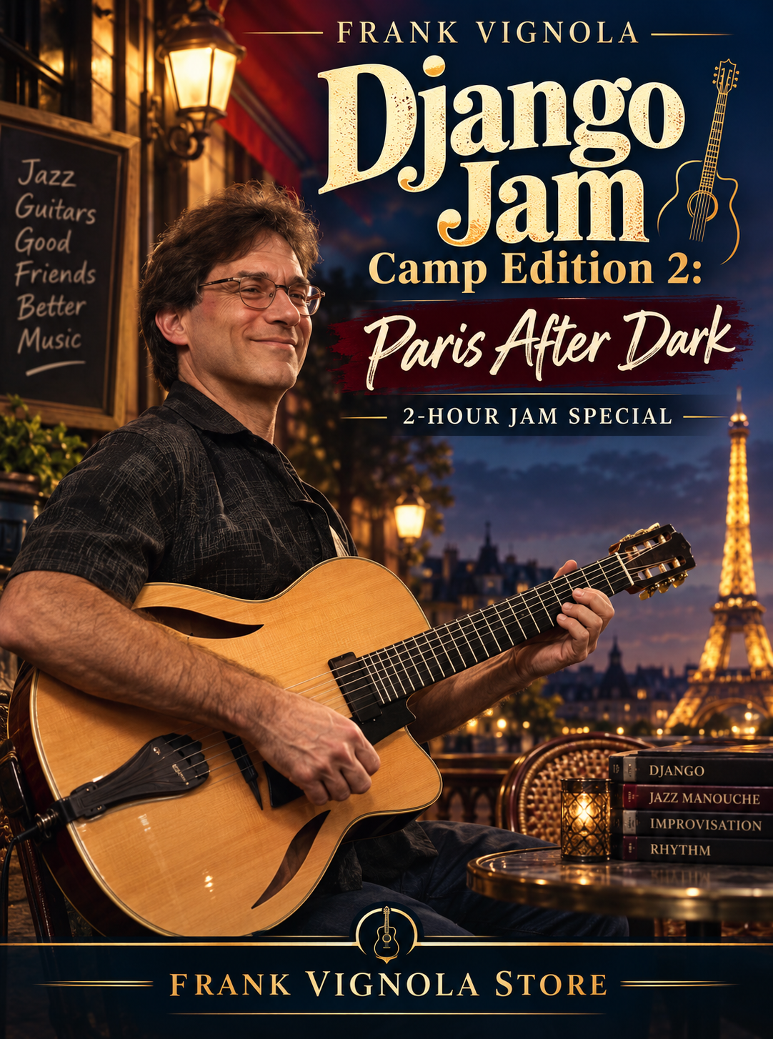 Frank Vignola Django Jam Camp Edition 2: Paris After Dark | 2-Hour Jam Special