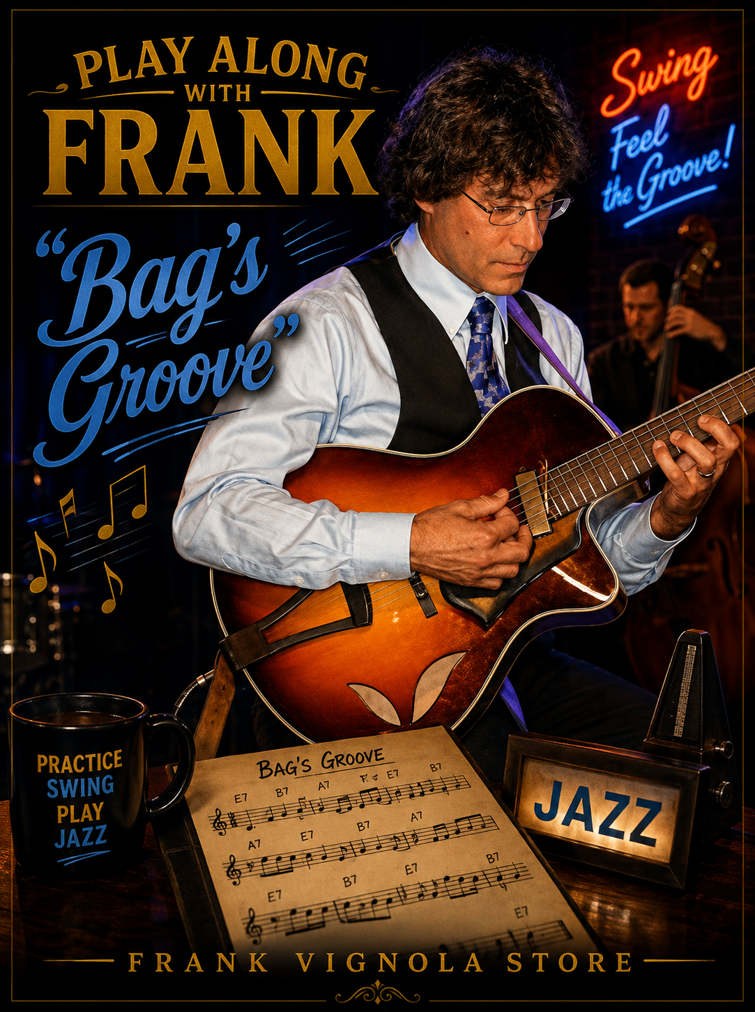 Play & Trade Solos with Frank: “Bag’s Groove”