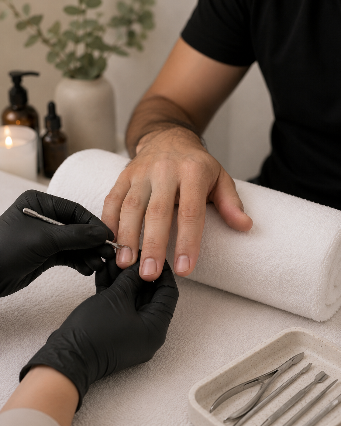 Maniküre für Männer bei Luna Beauty in Bergdietikon