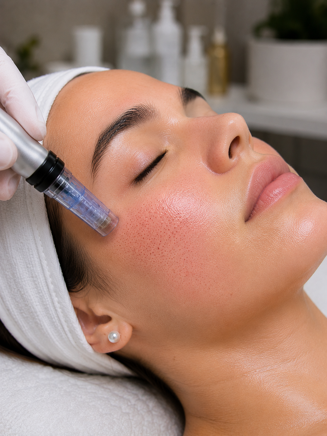 Microneedling Behandlung bei Luna Beauty in Bergdietikon