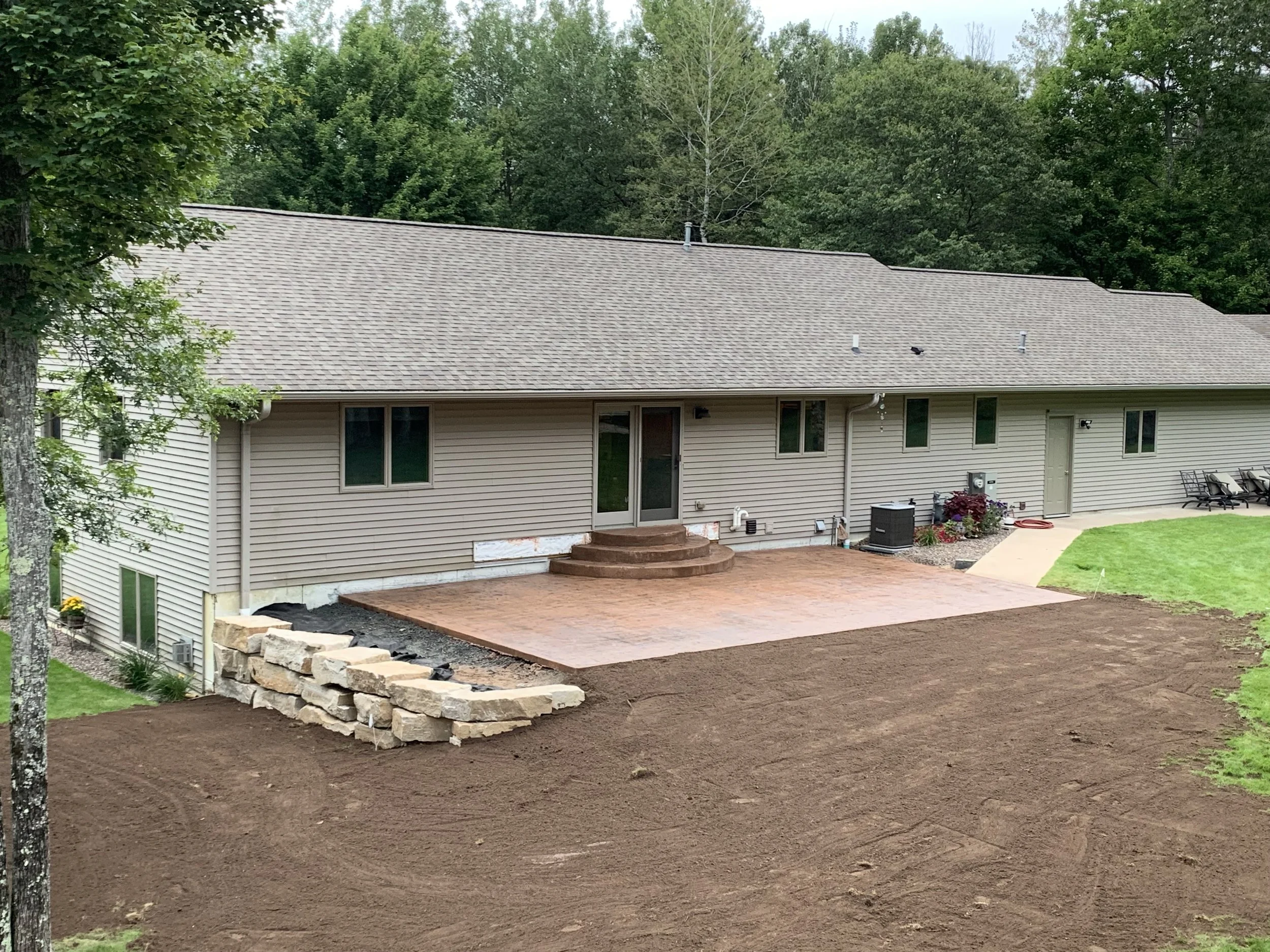 Hardscape / Tight access