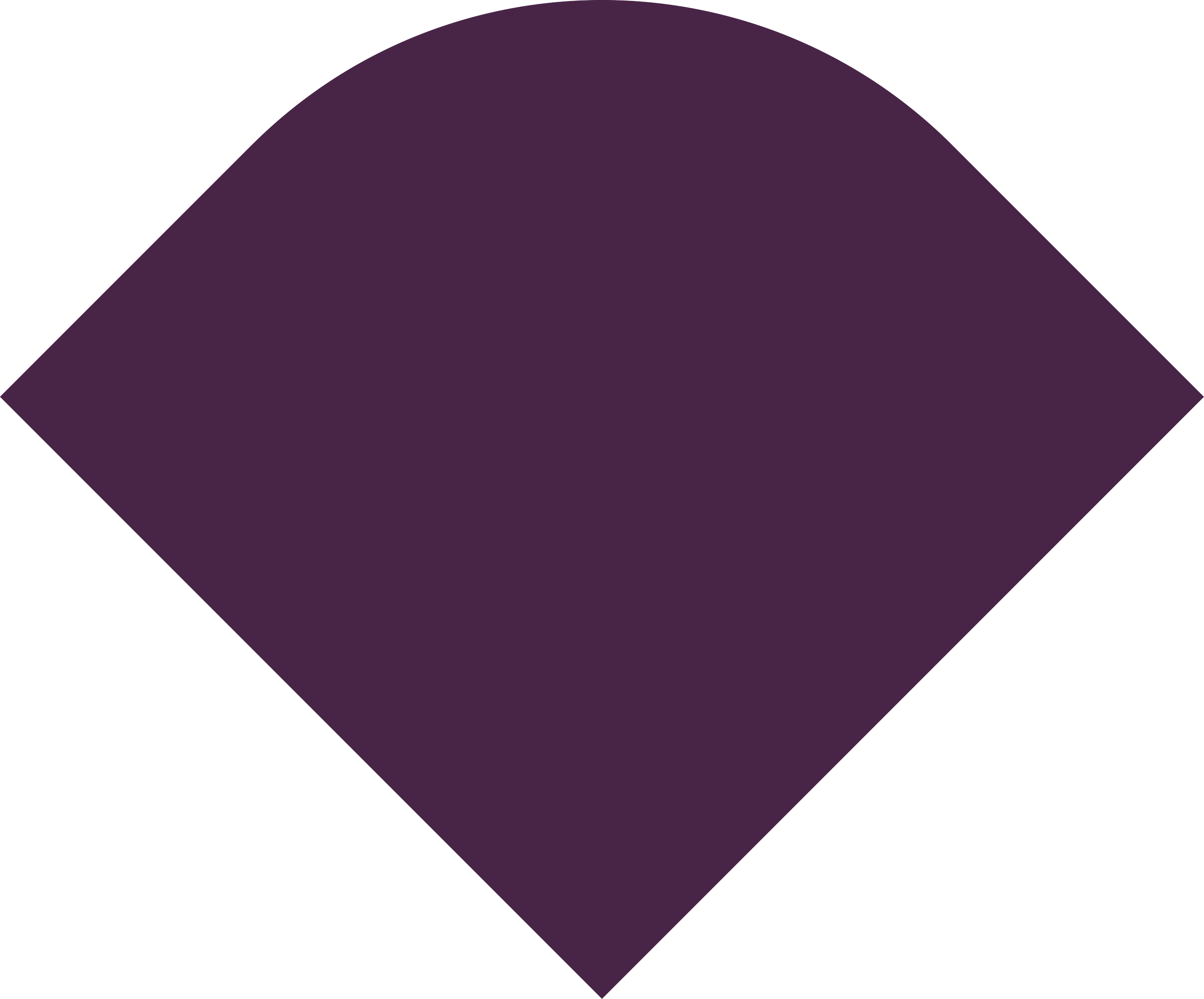 Purple diamond like shape