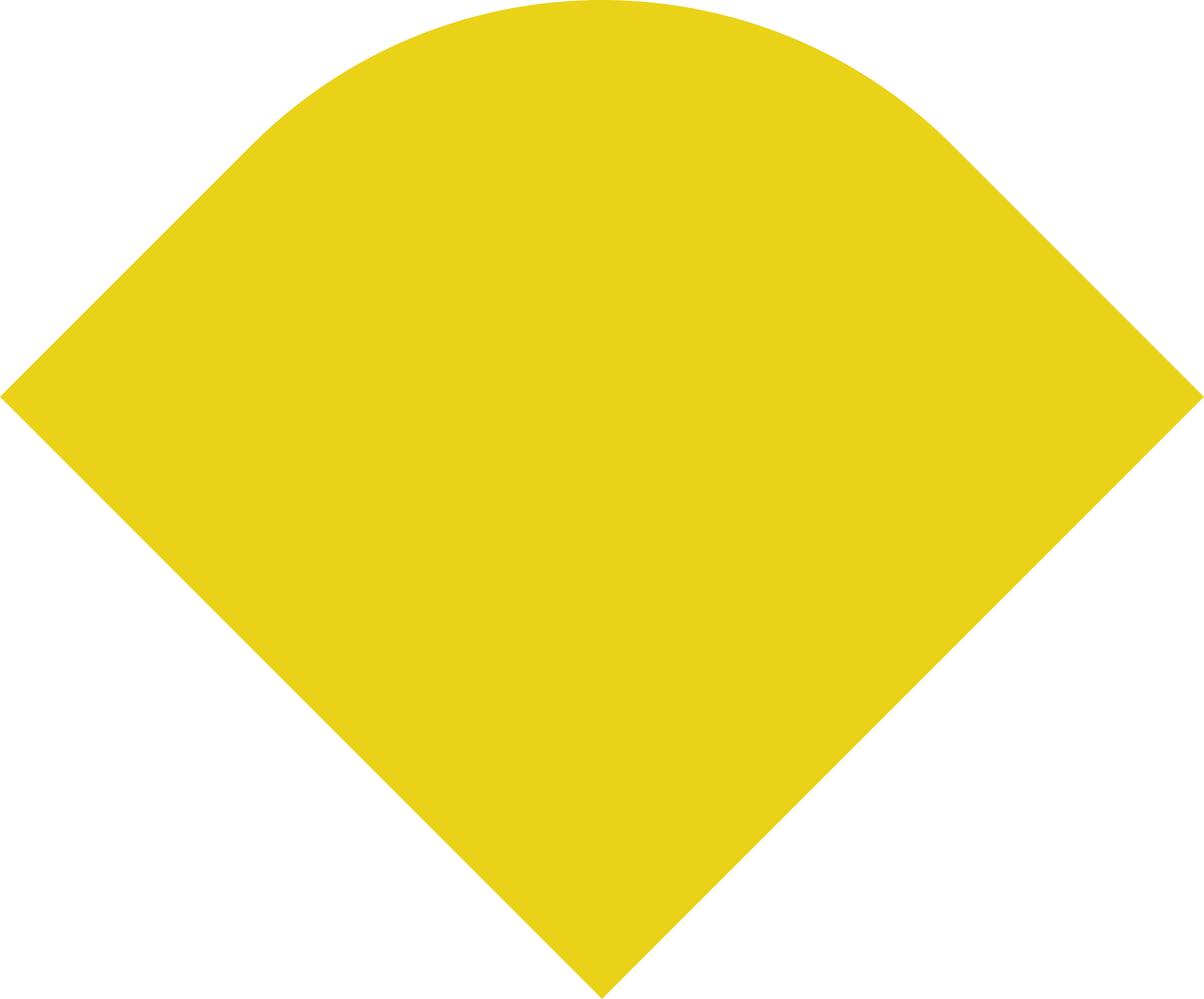 Yellow diamond like shape