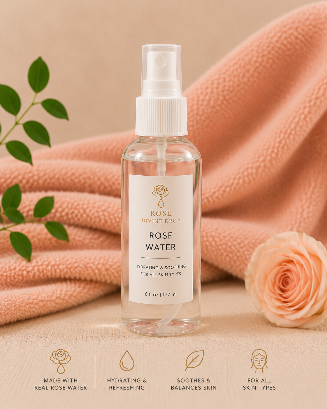 Rose Divine Drop Rose Water