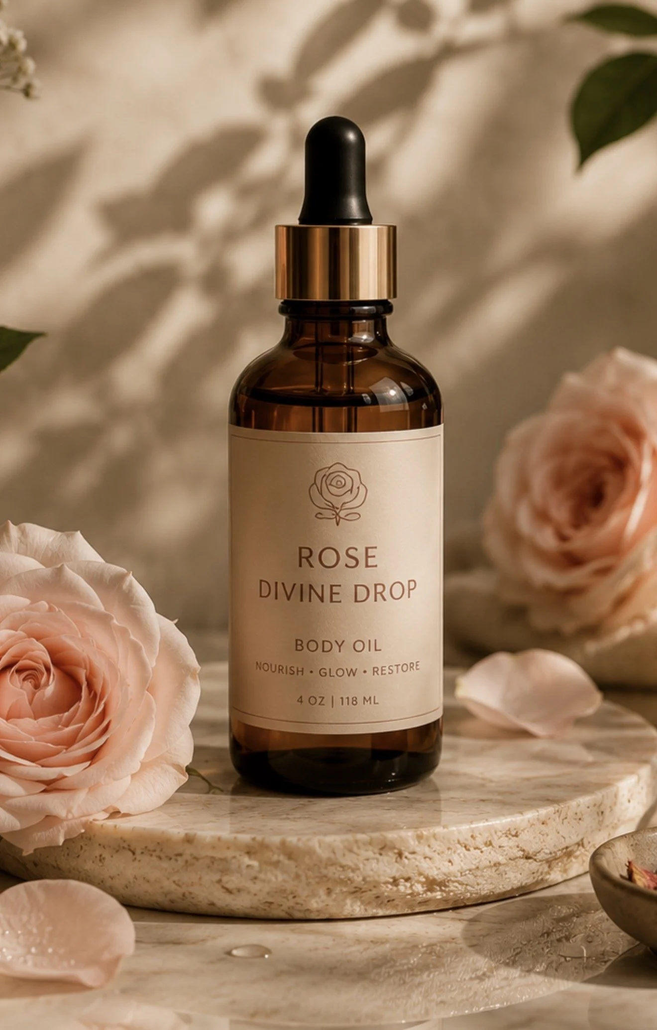 Rose Divine Drop Body Oil