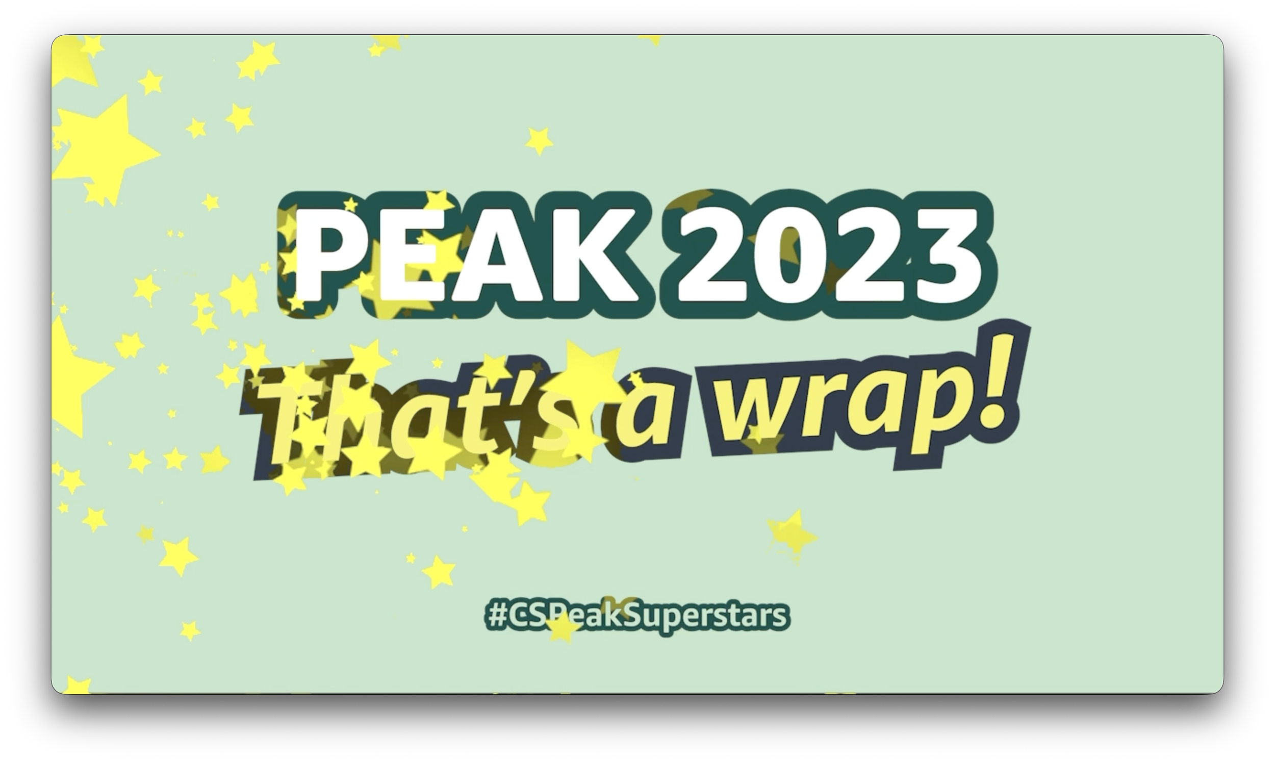 Yearly Wrap-Up
