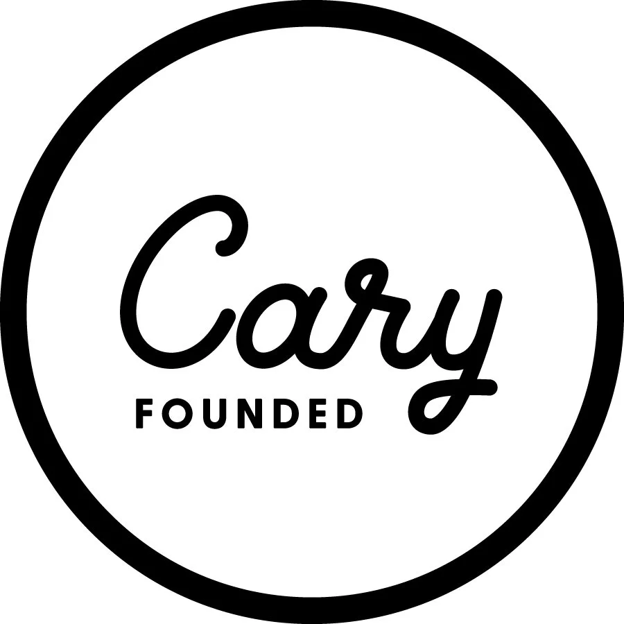 A circular logo with the text 'Cary FOUNDED' inside.
