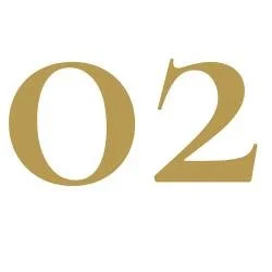 The image shows the chemical notation 'O₂' in gold-colored text.