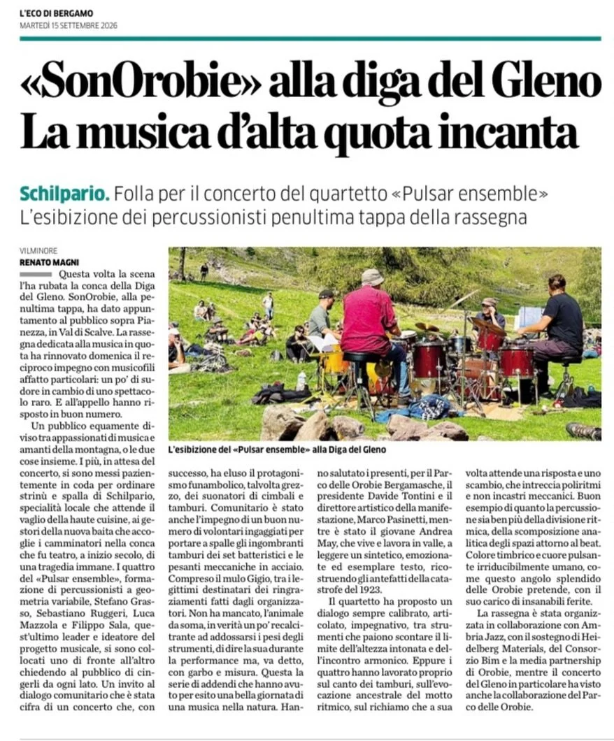 #digadelgleno #sonorobie #pulsarensemble #drums&amp;percussion