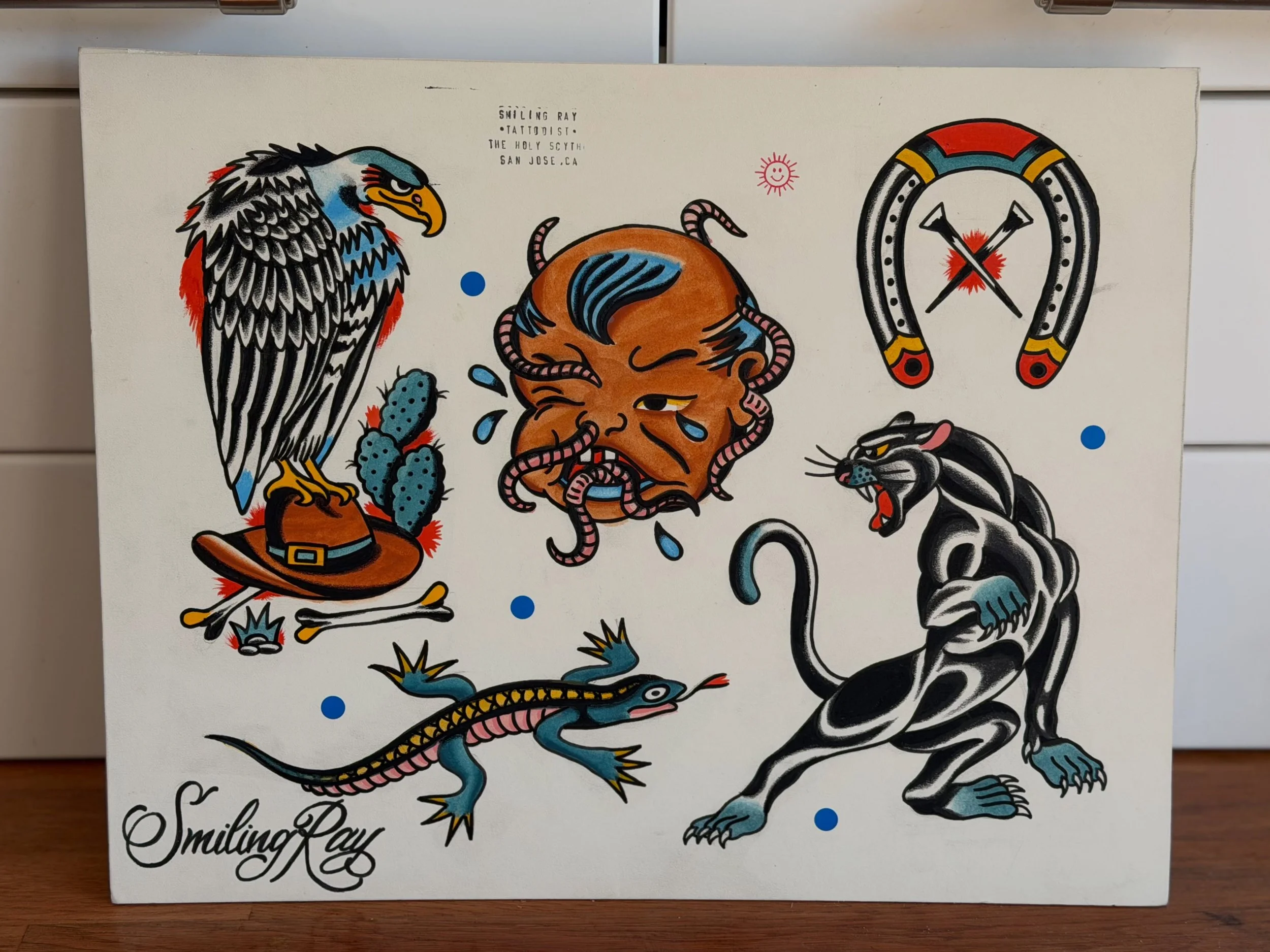 ★ NEW DESIGN SHEET ★ 
☻ ALL AVAILABLE TO BE TATTOOED ☻ 
Only a few spots open the rest of the month DM or EMAIL

#traditionaltattooflash #sanjosetattoo #bayareatattoo #traditionaltattoos