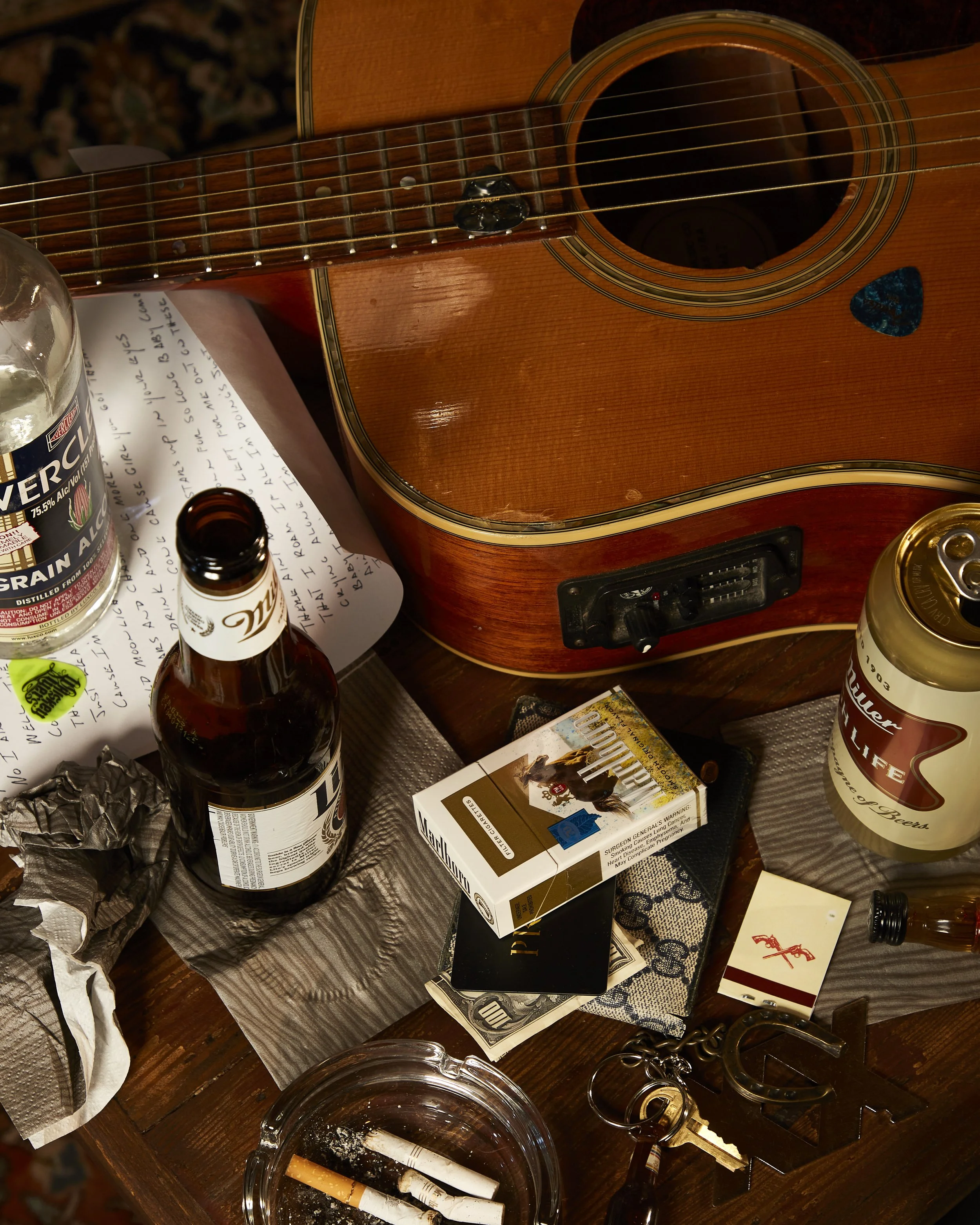 music band country rocknroll guitar image Marlboro cigarettes