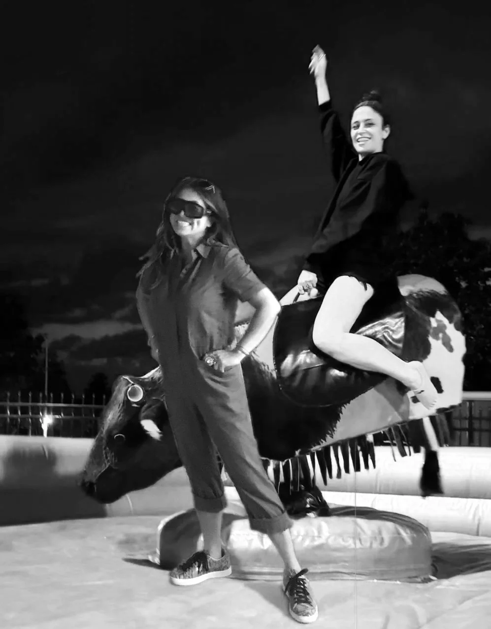 compost portrait of photographer Gabrielle Gabe weber and stylist hope Misterek
