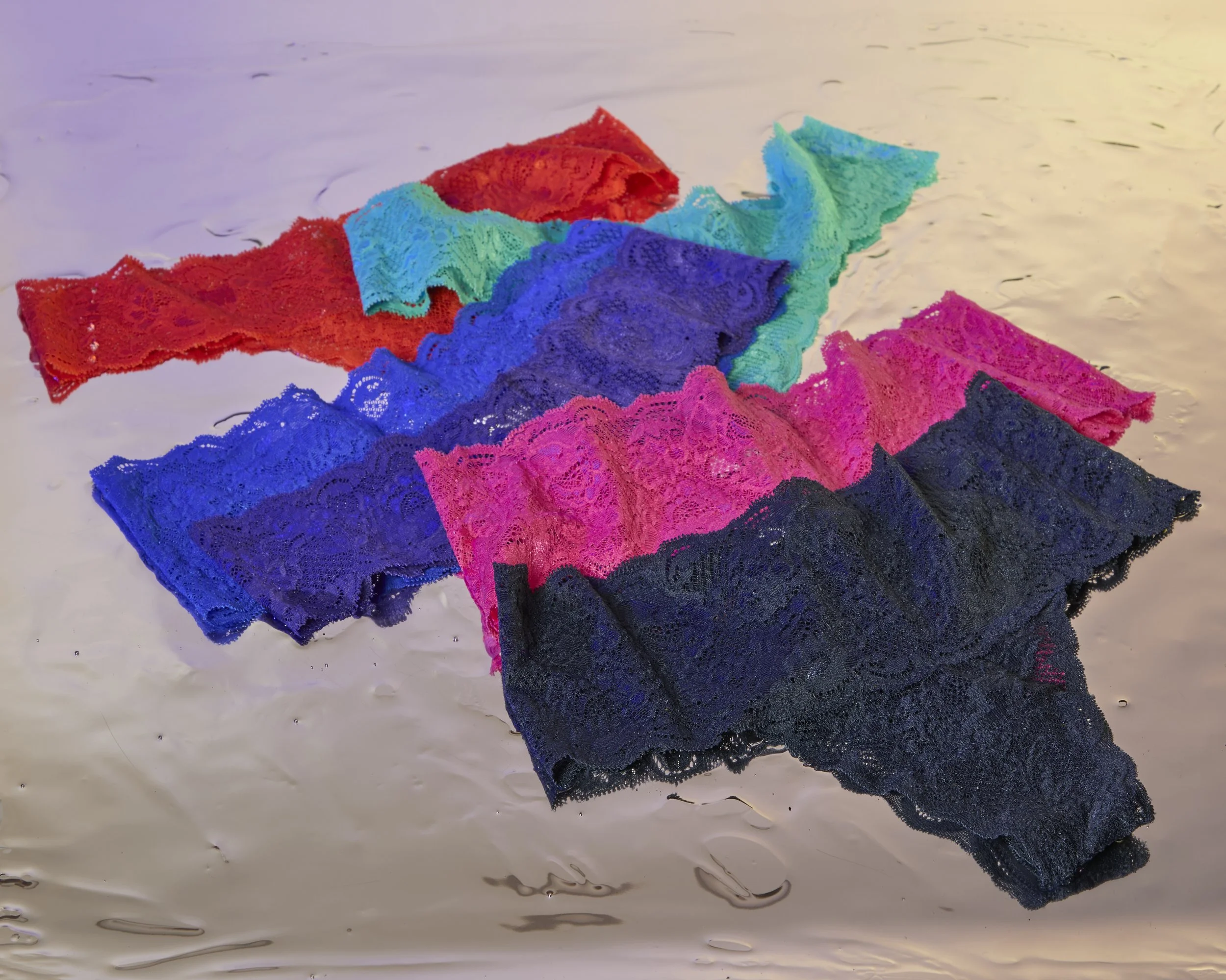 panties photography stack color ways swatch