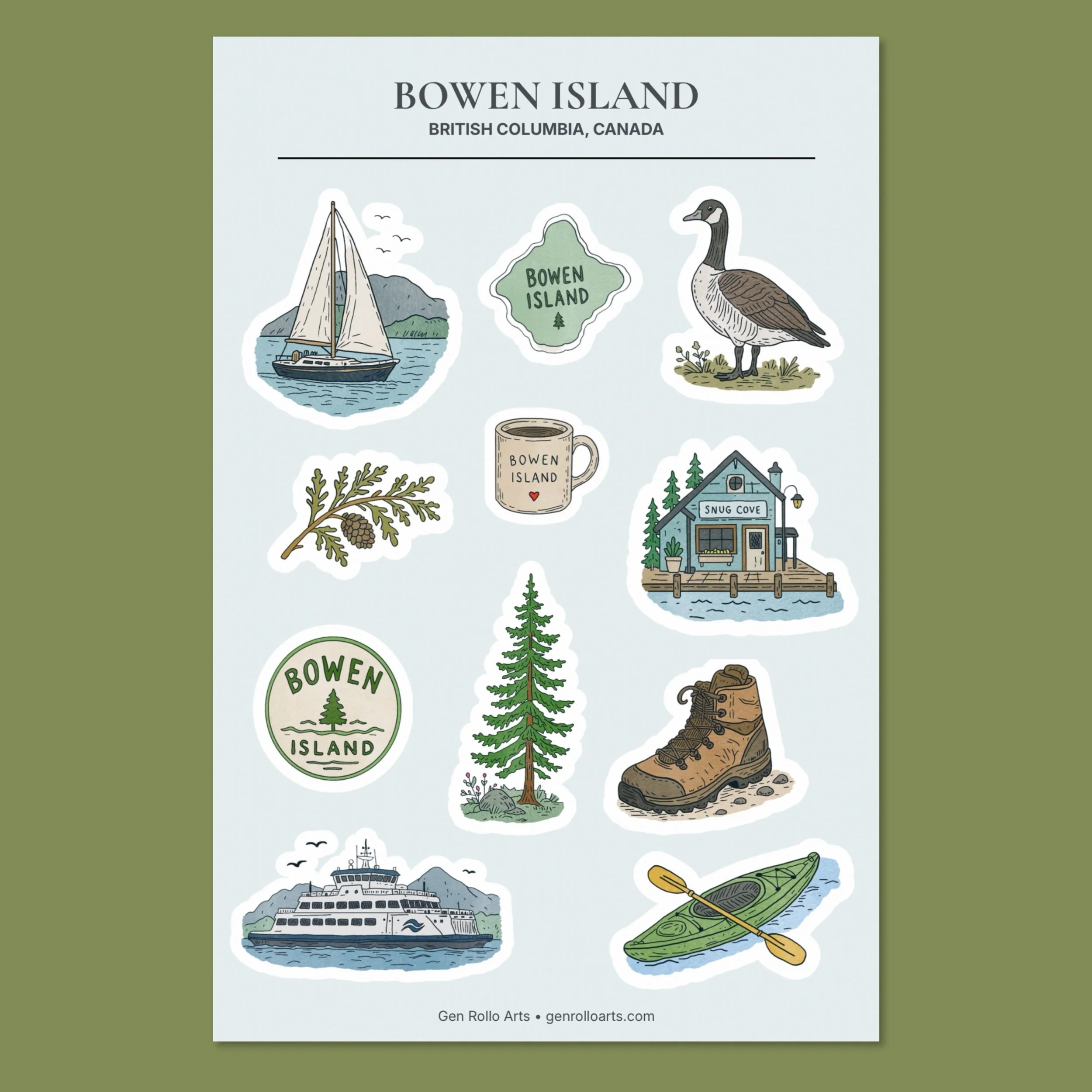 Bowen Island | Stickers