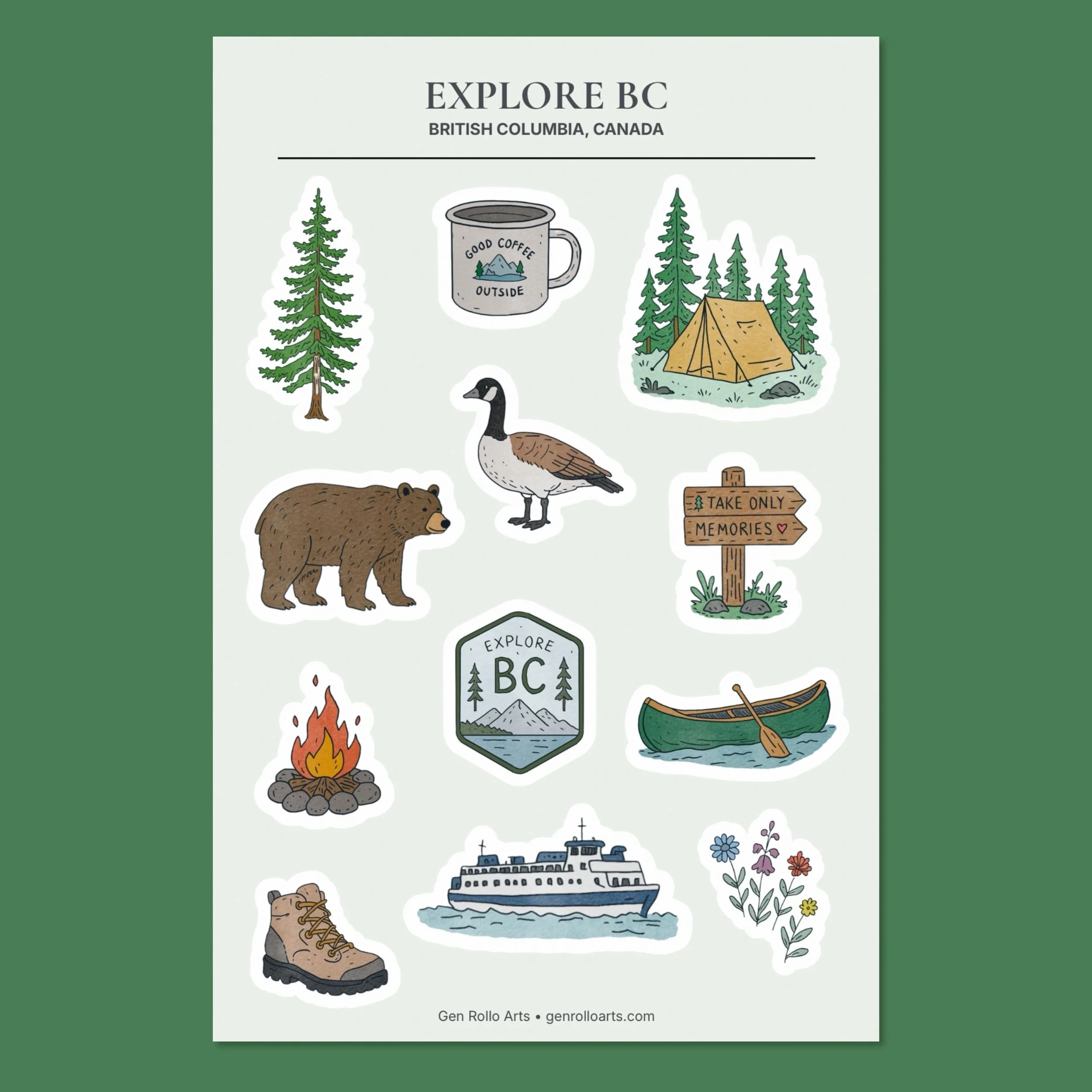 Explore BC | Stickers