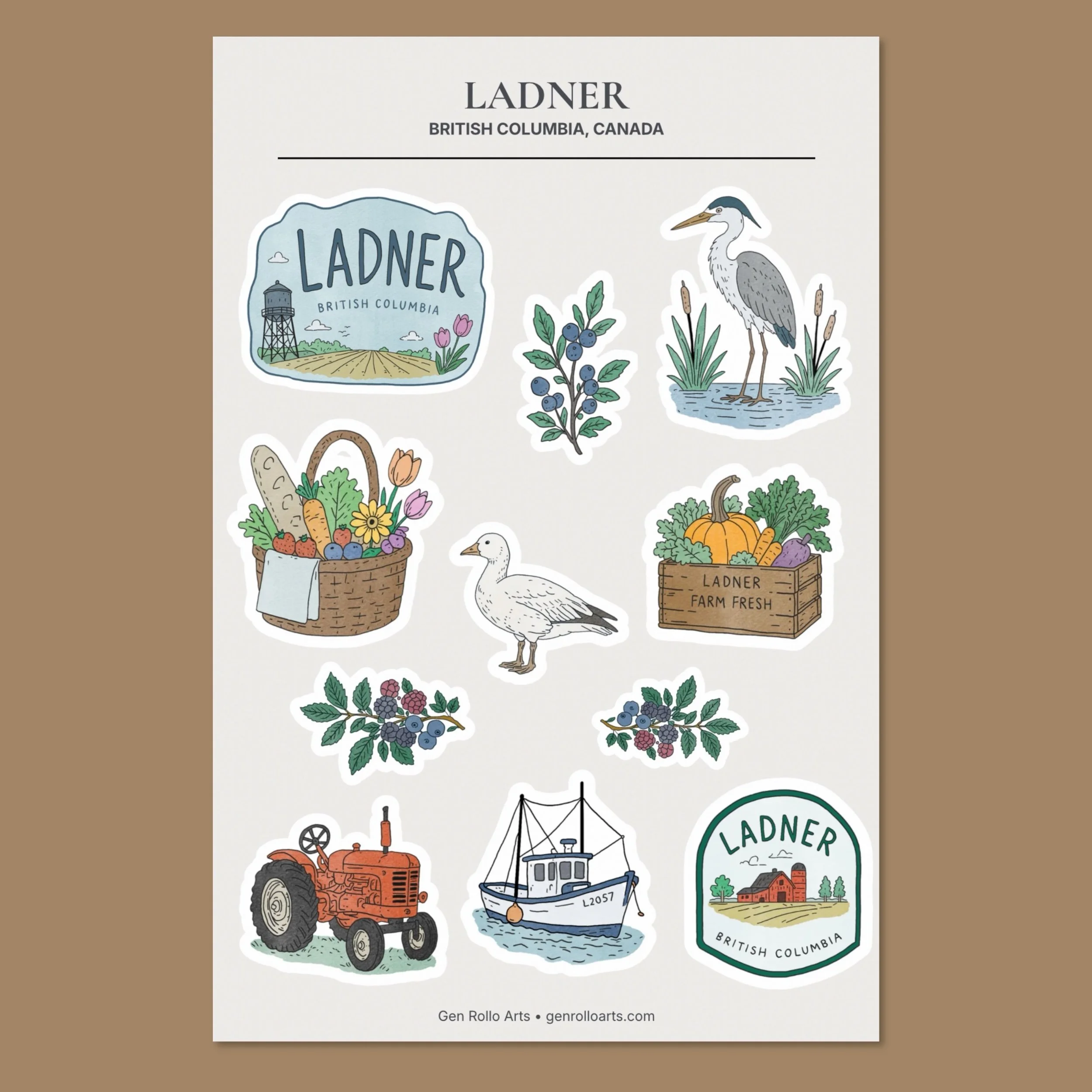 Ladner | Stickers