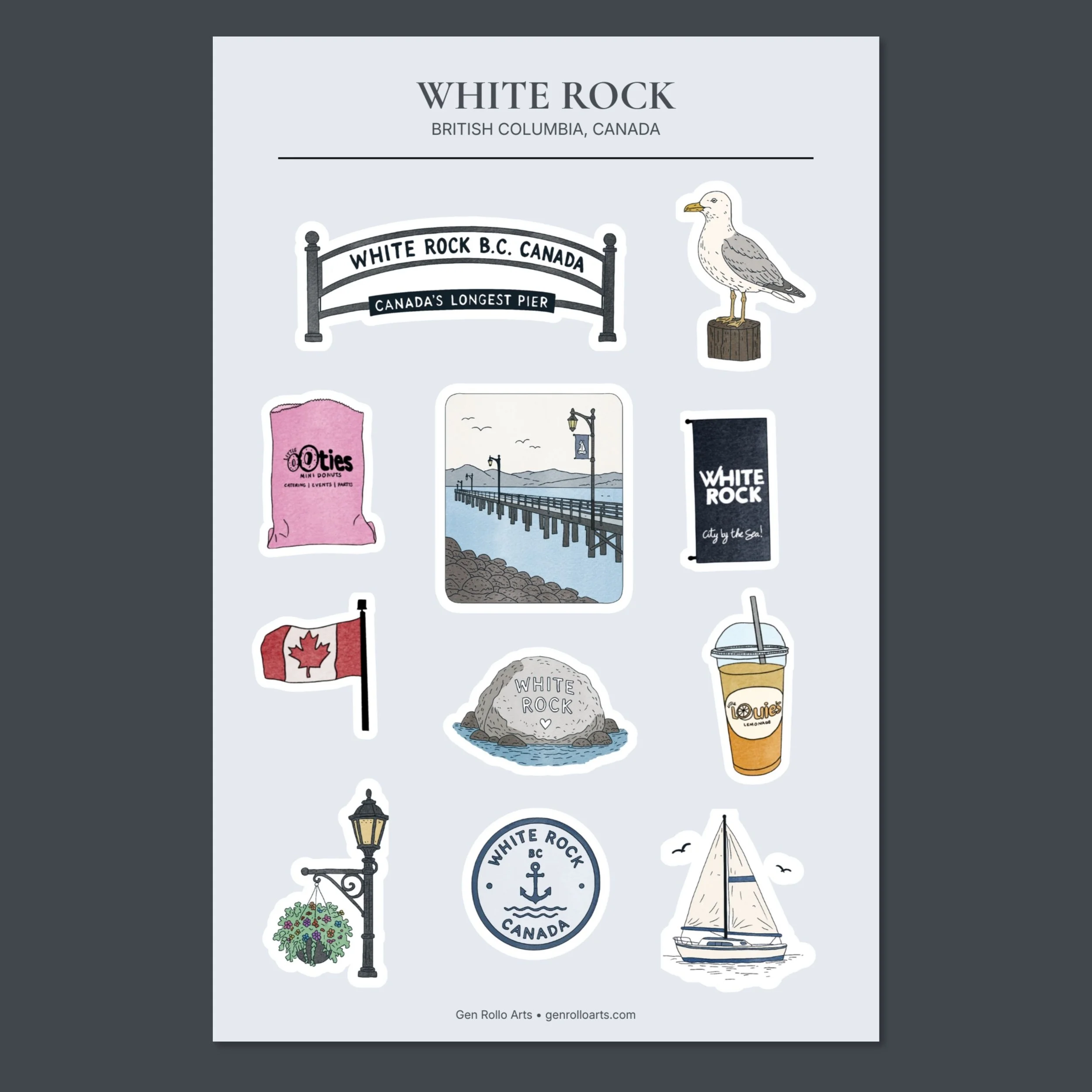 White Rock | Stickers
