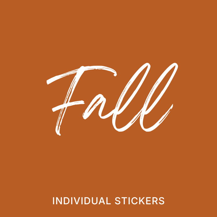 Fall | Individual Stickers