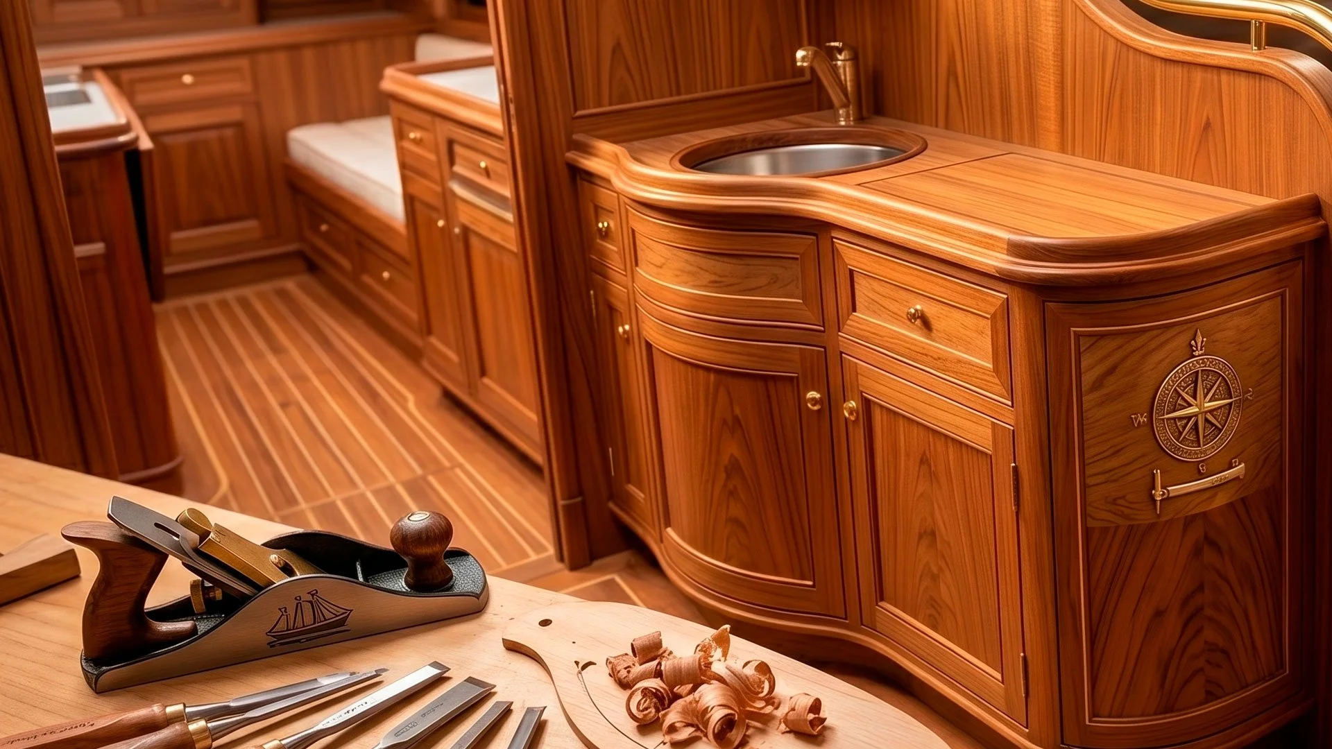 Marcenaria Naval Customizada: Transformando Interiores de Embarcações em Obras de Arte Funcionais