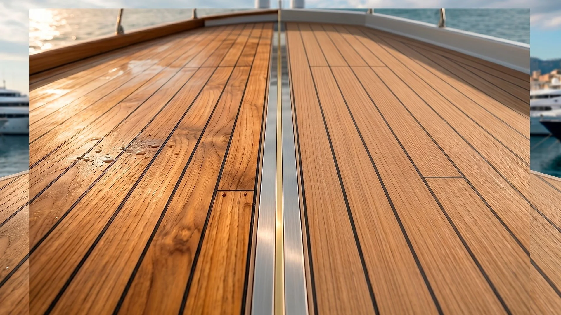 Teca Natural vs. Teca Sintética: Qual a Verdadeira Escolha para o Luxo, Durabilidade e Autenticidade Naval?