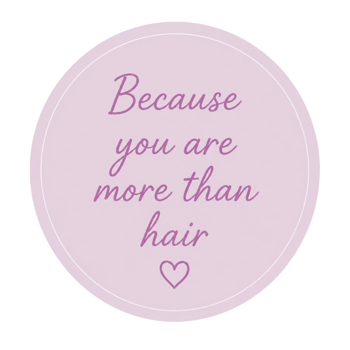 Emotional reassurance about rediscovering confidence, identity and self-expression through alternative hair.
