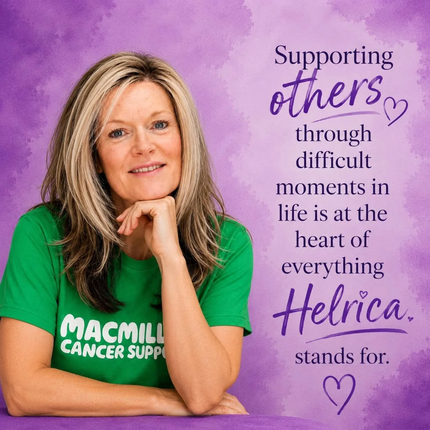 Supporting others through difficult moments in life is something that Helrica Massage Clinic stands by