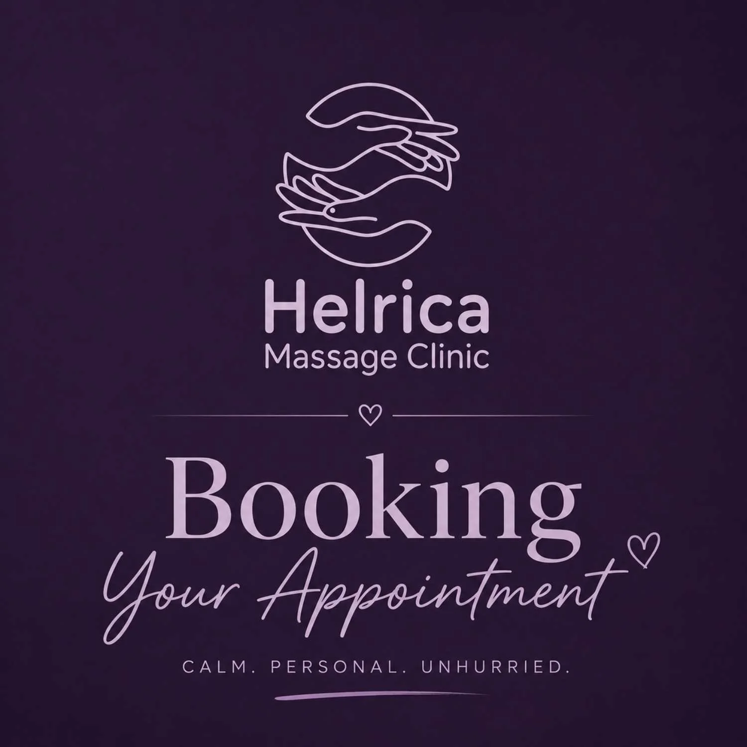 Book your appointment at Helrica Massage Clinic in Littleport, Cambridgeshire for calm, personal and unhurried massage treatments adapted around you.