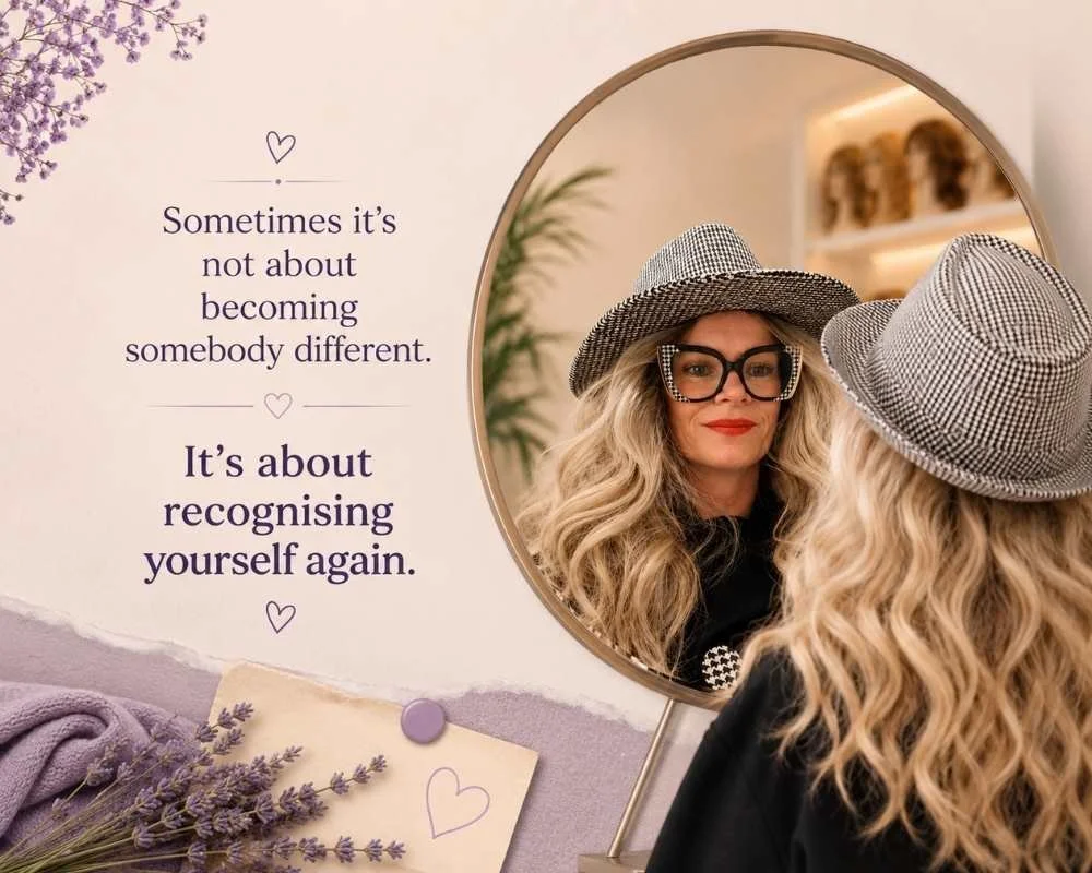 Alternative Hair Consultation helping clients reconnect with their identity, confidence and sense of self.