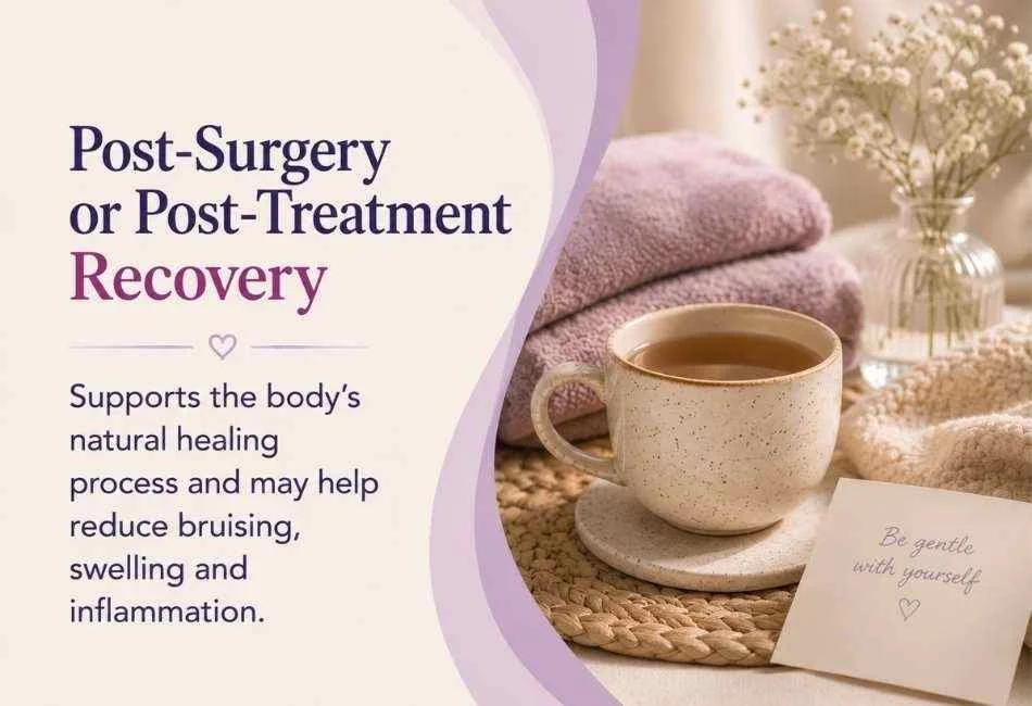 MLD massage supporting recovery, swelling management and comfort after surgery or treatment.