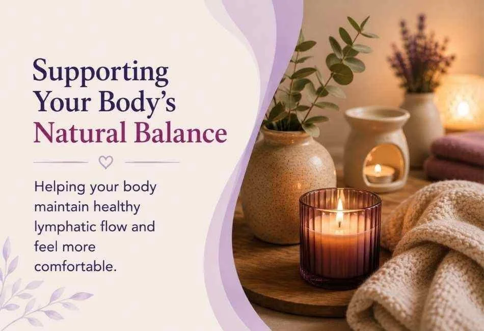 Calming Manual Lymphatic Drainage treatment supporting healthy lymph flow and comfort.