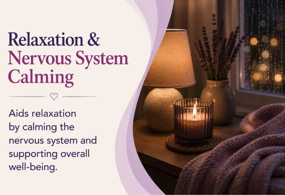 Menopause massage supporting nervous system relaxation, stress relief and emotional wellbeing during menopause