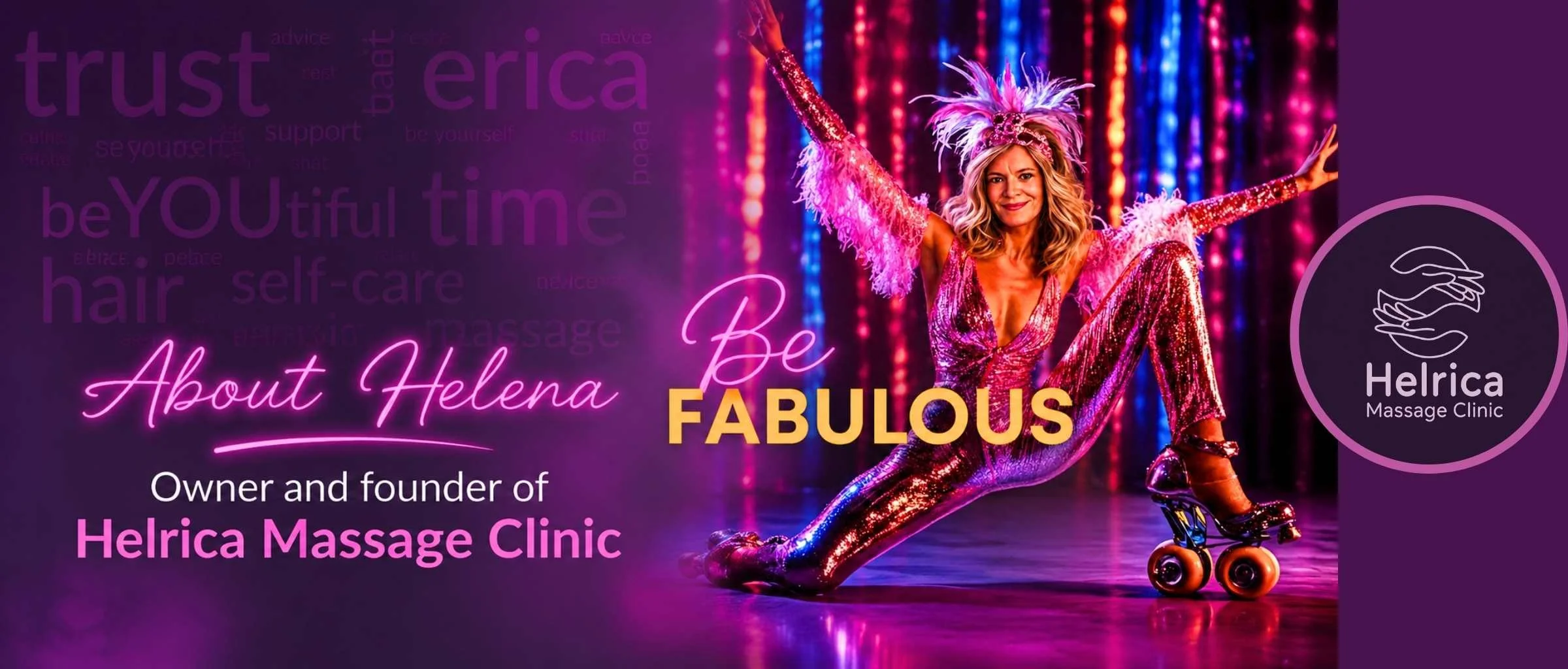 About Helena, owner and founder of Helrica Massage Clinic in Littleport, Cambridgeshire, sharing her story, personality and approach to client care.