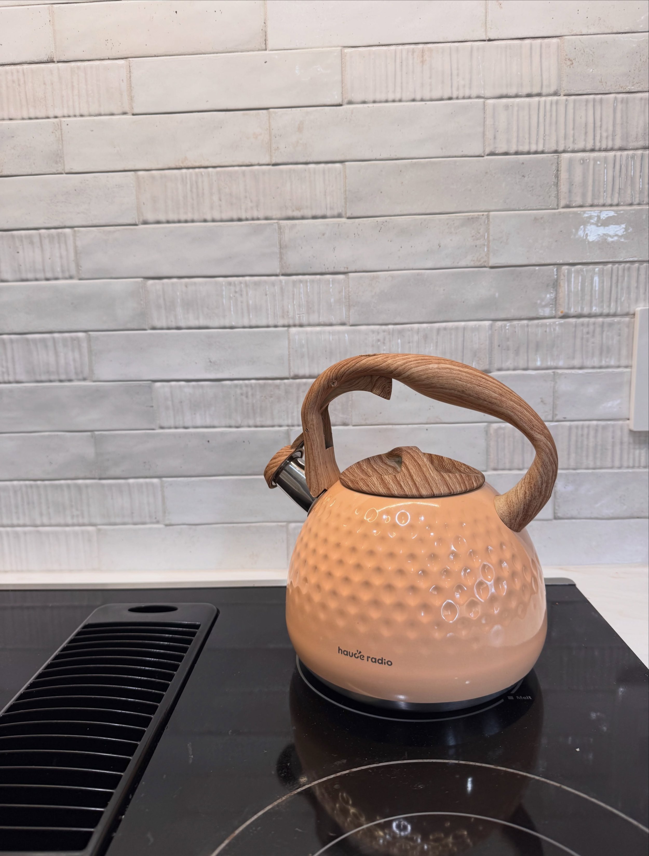 What we mean by &ldquo;Designing with Intention.&rdquo; 

This client didn&rsquo;t want a normal subway tile. We sound the perfect color that had flat and grooved options. We then figured out a layout that wouldn&rsquo;t seem to uniform, but still&he