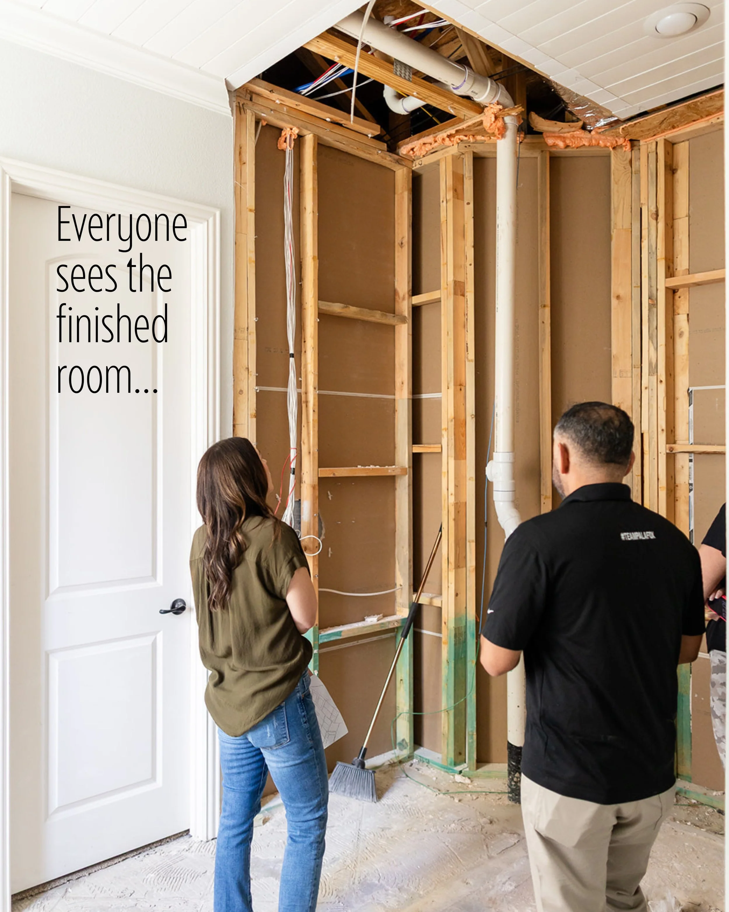Everyone loves seeing the finished photos, and I do too. But the finished room is just one small part of the story. Before we ever get there, there are conversations, walkthroughs, samples, drawings, changes, and lots of problem-solving along the way